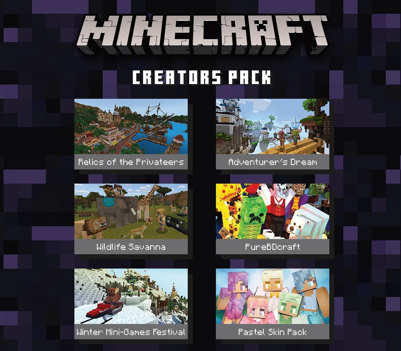 Minecraft - Creators Pack DLC XBOX One CD Key
